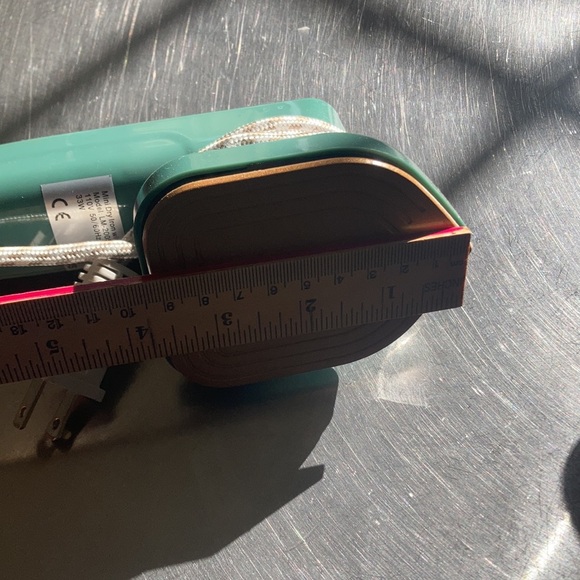 🧺🧳 Vintage Green Handheld Travel Suitcase Iron 🎒🧺 - Picture 5 of 7